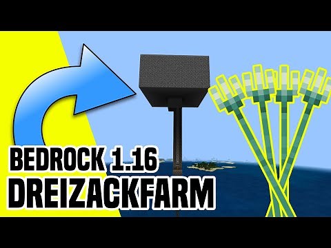 Minecraft Bedrock Dreizack Farm | funktioniert auf Konsole, Handy und PC
