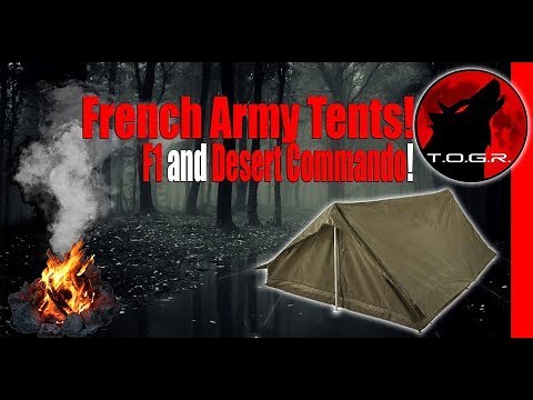 You Will Want to See This Tent! - French Army Desert Commando Tent