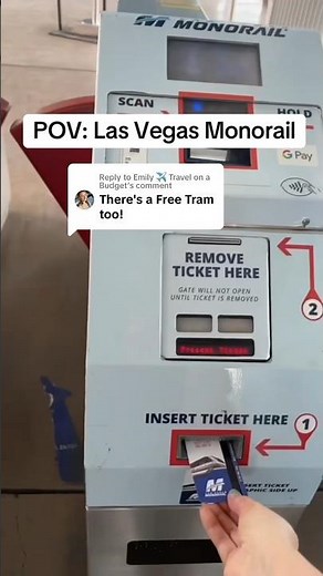 Free Monorail in Las Vegas! 👀