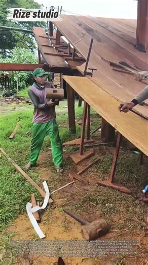 Traditional Rare Wood Boat Building: Securing Planks with Hand Tools