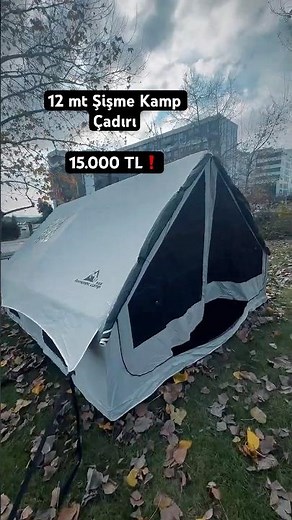 15.000 TL’ye 3x4 mt Şişme Kamp Çadırı! 👑CLK Outdoor👑
