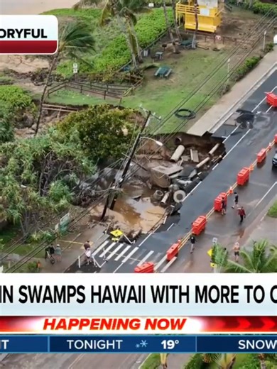 MORE RAIN FOR HAWAII 🌧️: Another Kona Low is forming over the Aloha State after days of torrential rain and hurricane-force winds. This led to flash flooding and widespread property damage. Stay with FOX Weather for the latest on the upcoming storm.