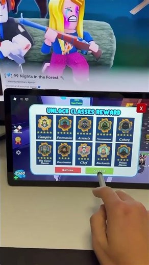 New 99 Nights in the Woods Code 🌲😱 FREE ITEMS AND CLASSES‼️🤯 #roblox