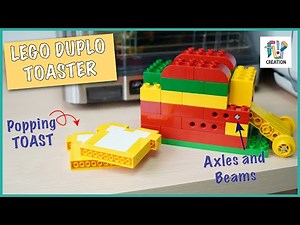 Build it yourself - LEGO DUPLO Toaster // with LEGO Education Early Simple Machines Set (9656)