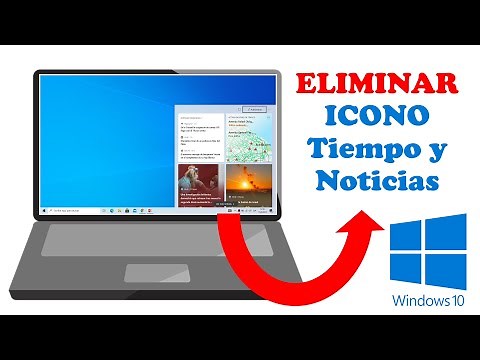 How to REMOVE the WEATHER and News icon from the Windows 10 Taskbar