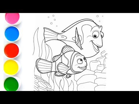 Learn to draw Finding Nemo in step by step #drawing#drawing4kids#easydrawing #howtodraw#stepbystep
