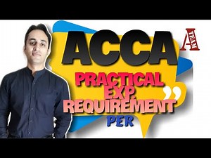 ACCA PER | How to complete ACCA Practical Experience Requirement | #ACCAlive | (2020)