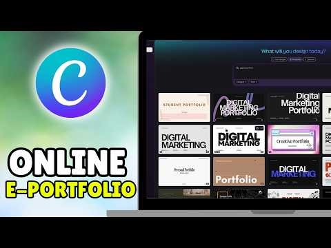 How To Create A Digital Portfolio In Canva (2026) - Make Online E Portfolio Using Canva
