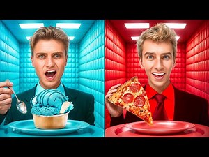 Eating ONLY ONE COLOR Foods for 24Hrs!!