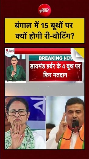 Sucherita Kukreti | Bengal Exit Poll 2026 | बंगाल में 15 बूथों पर क्यों होगी री-वोटिंग? #shorts
