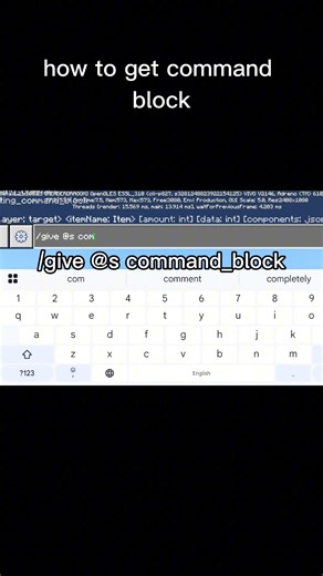 how to get command block #minecraft #gaming @FF_OPGA38