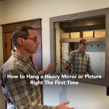 7.6K views · 85 reactions | Learn the secrets to hanging heavy mirrors like a pro with Myron Ferguson! In this video, Myron shares his decades of experience in drywall and plaster to show you the tips and tricks you need to make hanging that heavy mirror a breeze. Say goodbye to struggling with this one-person job and get professional results every time. Don't forget to subscribe for more expert home repair tips! | Everyday Home Repairs | Facebook