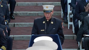 4.6K views · 358 reactions | Yesterday, FDNY members, family and friends gathered at the Firefighters Monument in Manhattan to remember the 18 FDNY members who we have lost over the past year. FDNY Chief of Department Hodgens said,” Our vow to you is to never forget your loved ones – because while they were a member of your family, they were a member of our family as well.” | New York City Fire Department (FDNY) | Facebook