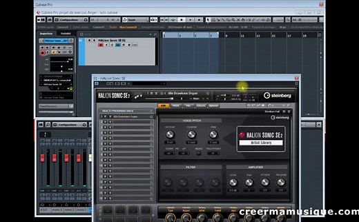 Enregistrement piste instrument vst Cubase Pro 8
