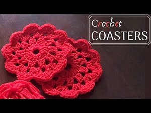Easy Crochet Tea Coasters | Crochet Tutorial video | Step by Step