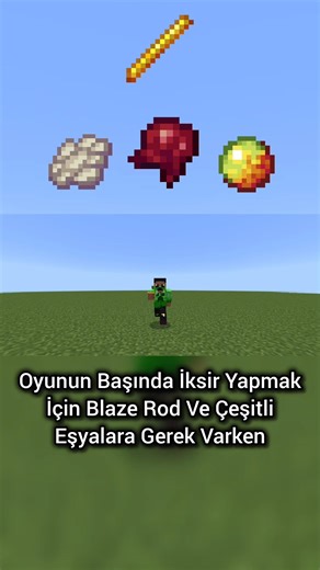 ​Minecraft'ta İksir Standına SON! 🧪 Şüpheli Yahni Taktiği 🔥 #shorts