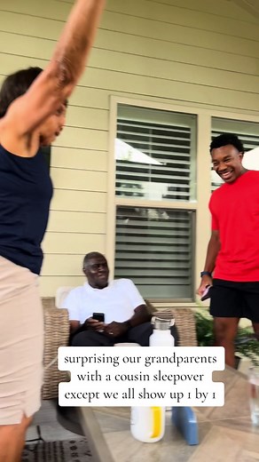 Surprise Cousin Sleepover with Grandparents