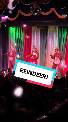 It’s CHRISTMAS at the Gaslight Theatre! 🎄🦌🦌🦌 #gaslighttheatre #reindeer #christmas #holidays #musicaltheatre