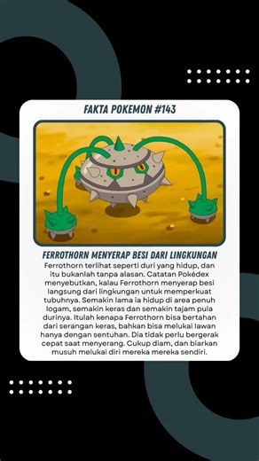 Ferrothorn Menyerap Besi Dari Lingkungan