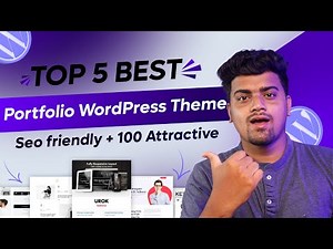 Top 5 Best Portfolio WordPress Themes🔥Creative Personal Portfolio & Agency WordPress Themes