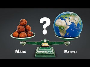 Earth & Mars | How many Mars can fit in the Earth? | Solar System - Earth Vs Mars