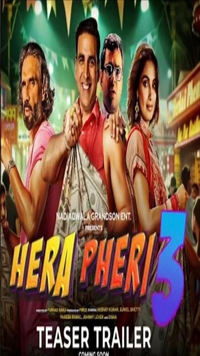 HERA PHERI 3 - Announcement Trailer | Akshay Kumar, Suniel Shetty, Paresh Raval, Bipasha, Sanjay D