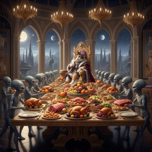 The alien king #alien #cat #catlovers #usa #brasil