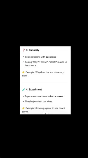 class 6th science chapter 1 wonderful world of science notes #science#notes#class6th#short#easynotes