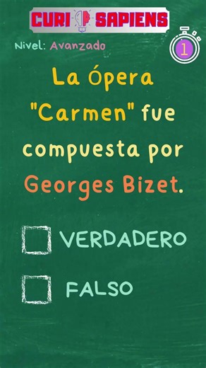 🎓CULTURA GENERAL 🧠 | PREGUNTAS DE VERDADERO O FALSO