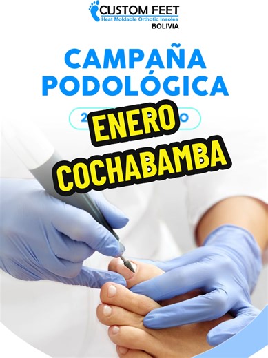 ✨ 23 y 24 de enero ✨ En Custom Feet Bolivia seguimos dando pasos para cuidar de ti 👣 No te pierdas nuestra campaña de inauguración del área de podología. 📍 Cochabamba ✅ Viernes 23 8:00 a 12:30 14:30 a 20:00 ✅ Sábado 24 8:30 a 18:00 RESERVA TU CITA 📱653-25243 🌞atención desde los 12 años en adelante te esperamos.... #podologia #hongosenlasuñas #campaña #customfeetbolivia👣🇺🇸 #viral
