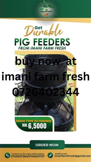 AFORDABLE PIG FEEDERS AT RUAKA CALL 0726402344