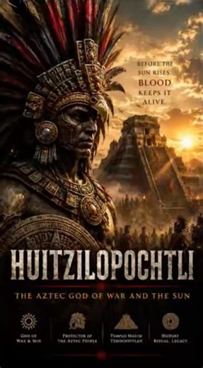 Huitzilopochtli: The Aztec God Who Demanded Blood