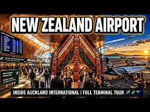 Inside New Zealand Airport | Full Tour & Traveler Guide (Auckland Airport)