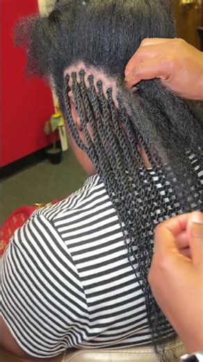HOW TO ACHIEVE THE PERFECT KINKY TWIST 🛑 #naturalhair #kinkytwist #relatable