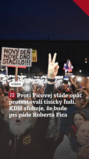 18K views · 2.4K reactions | Proti štvrtej Ficovej vláde aj tento týždeň vyšli do ulíc tisícky ľudí. Najväčší protest bol v Bratislave, kde na námestie pred úrad vlády prišlo podľa odhadov organizátorov približne 10-tisíc ľudí.⁠ ⁠ ✒️ Anna Zábojníková, Lucia Osvaldová⁠  Martina Koník, Michaela Barcíková⁠ ⁠ Prečítajte si viac k téme.⁠ Kliknite na LINK v profile @dennikn | Denník N | Facebook