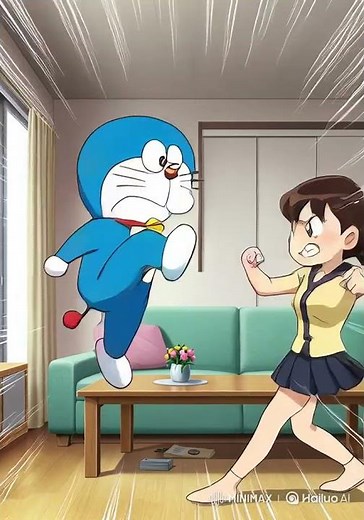 Shizuka vs Doraemon – The Most Unexpected Fight! 😂💥