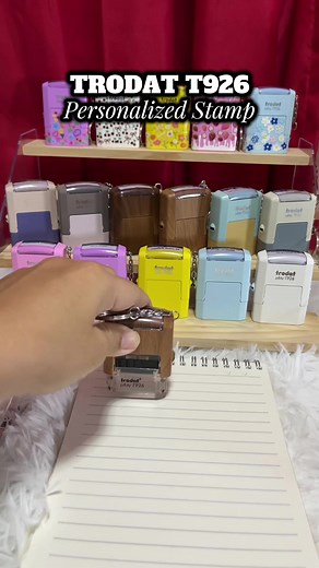 TRODAT T926 Personalized Stamp in New Vibrant Colors