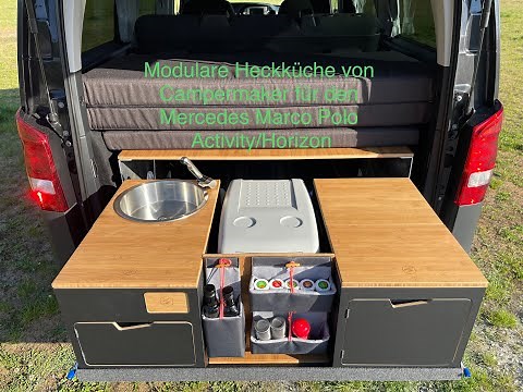 Modular kitchen by Campermaker for Mercedes Marco Polo Activity / Horizon / V-Class with sleeper ...