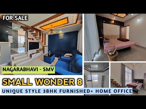 Small Wonder 8 For Sale | 3BHK Furnished Home + Office Nagarabhavi BDA