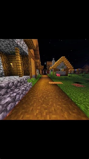 Minecraft Horror: The Empty Village… 😨#minecraftshorts