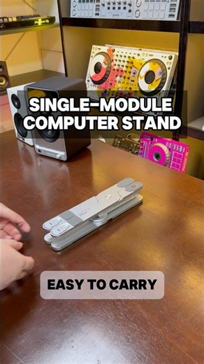 Single-Module Computer Stand: Compact, Portable & Stylish! #djgear #Portable #ErgonomicDesign