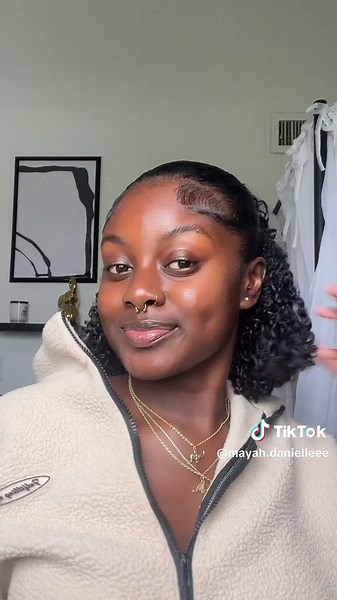 Stunning 3C and 4A Natural Hair Half Up Half Down Tutorial