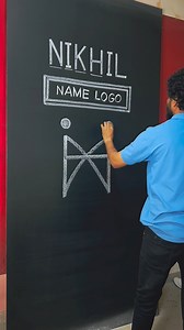 NIKHIL Name Logo ❤️ #nikhil #name #logo #art | Ashish M Pandey