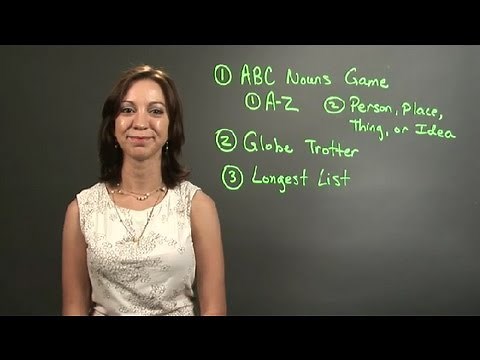 Noun Games for the Classroom : Teaching With Games