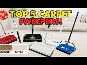 Top 5 Best Carpet Sweepers 2025 | Quick & Easy Floor Cleaning Guide