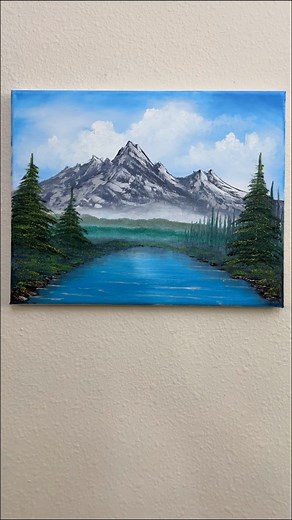 Walmart Oil Painting Challenge! 🎨✨This small landscape oil painting was created entirely using only Walmart products! It was a challenge, but we made it work! 💡 Can you believe these supplies pulled off this result? Let us know what you think! ⬇️👇#art #artist #painting #oilpainting #landscapepainting #instaart #artoftheday #creativechallenge #madefromwalmart | Jessie Mason Art