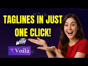 How to Generate AI Taglines with Tagline Generator in 2 Minutes