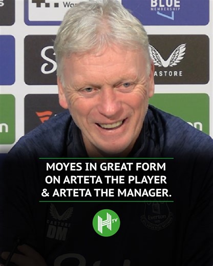 HaytersTV on Instagram: "David Moyes in great form on Mikel Arteta the player and Mikel Arteta the manager: "He was a wee bit of a moaner at times, Mikel. That sometimes is a good sign as well. He wanted things done right, wanted it to be good and wanted the team to play better. "Yes [he's rung me in the past]. Also for favours. He's taken my players to cheaply in the past." 😂"