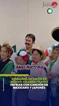 Music without borders! The Embassy of Japan surprises everyone by singing "Cielito Lindo" in thei...