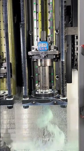 High Precision Deep Hole Drilling on DH 400 CNC Deep Hole Drilling Machine. #cnc #smartlathe
